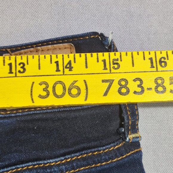American Eagle jeans jeggings super stretch women's size 8 ink blue  akinny - Picture 9 of 13